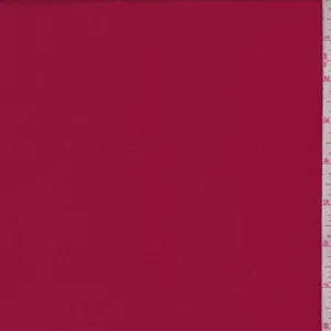 1 1/2 YD PC-Cranberry Crepe Georgette Fabric