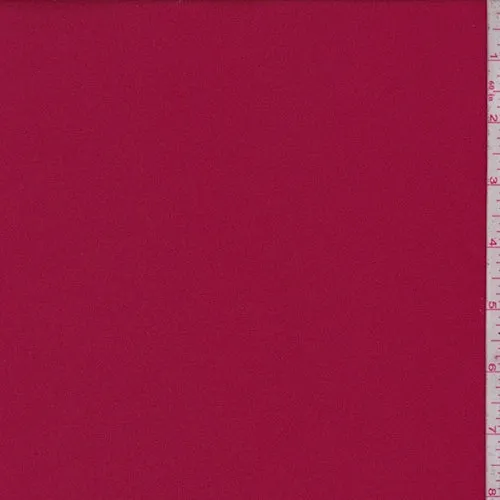 1 1/2 YD PC-Cranberry Crepe Georgette Fabric