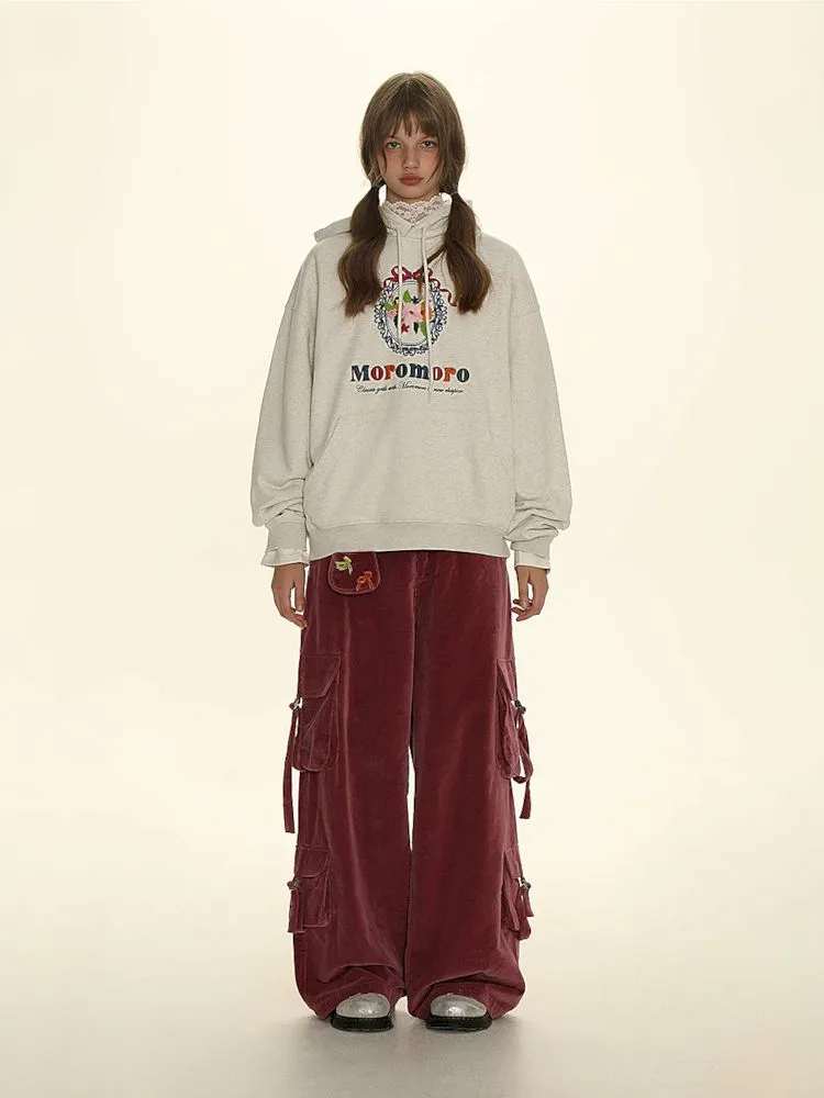 Adjustable pockets wide-leg loose thin pants【s0000006031】