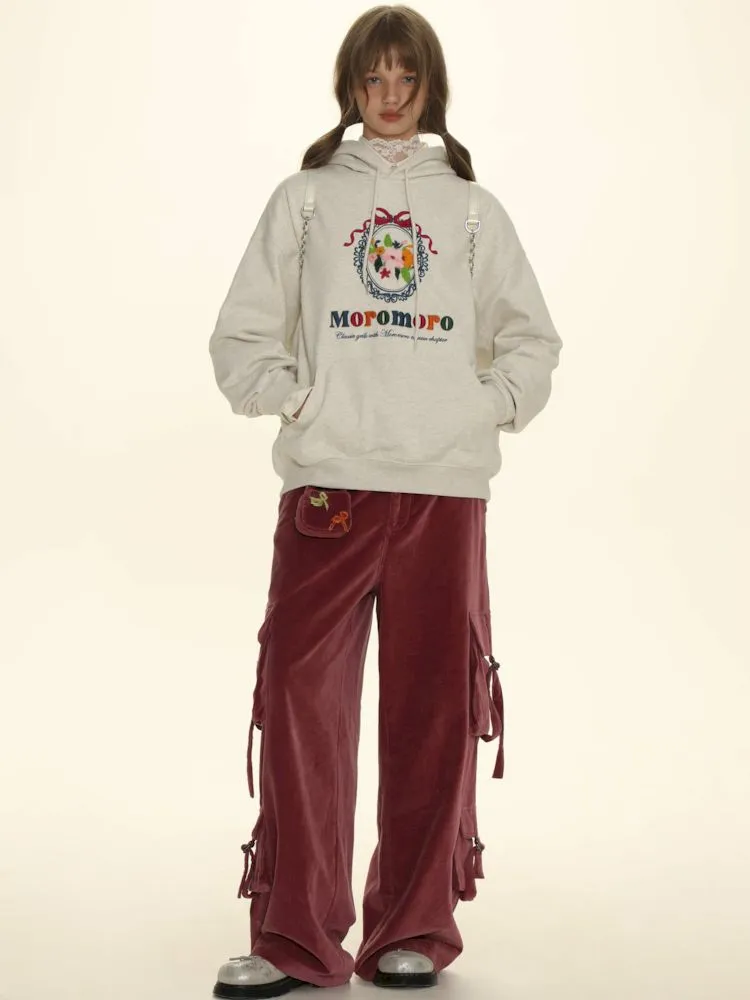 Adjustable pockets wide-leg loose thin pants【s0000006031】