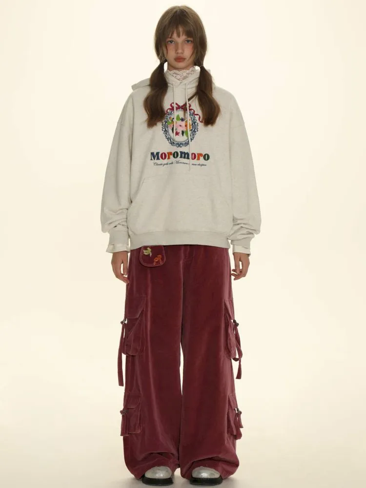 Adjustable pockets wide-leg loose thin pants【s0000006031】