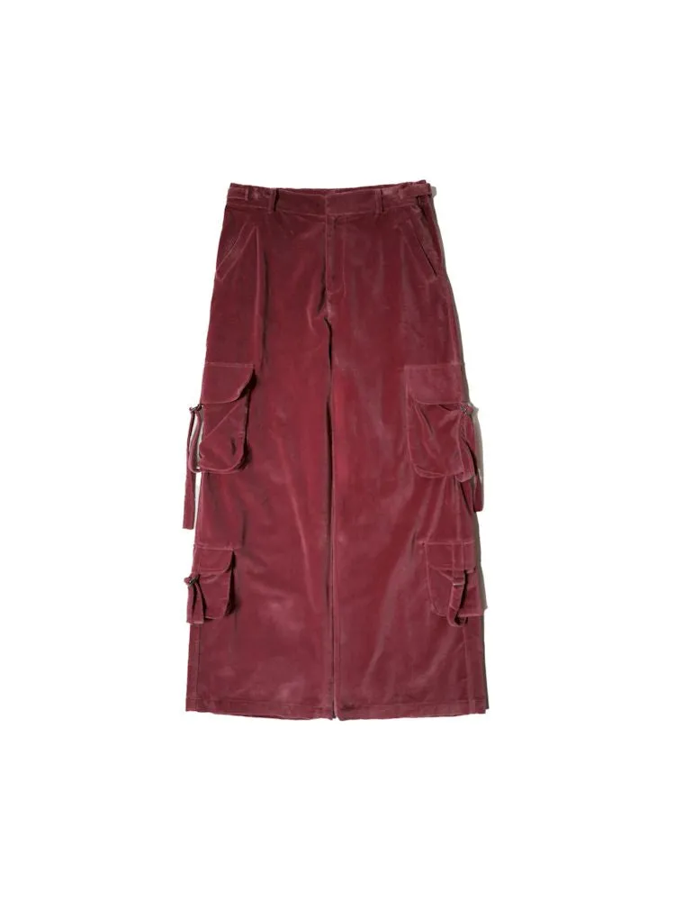 Adjustable pockets wide-leg loose thin pants【s0000006031】