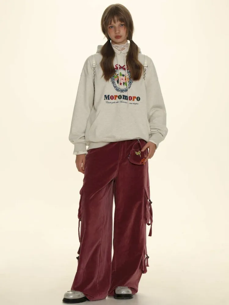 Adjustable pockets wide-leg loose thin pants【s0000006031】