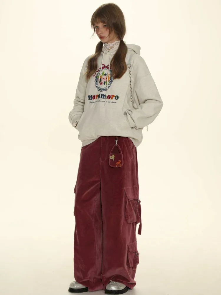 Adjustable pockets wide-leg loose thin pants【s0000006031】