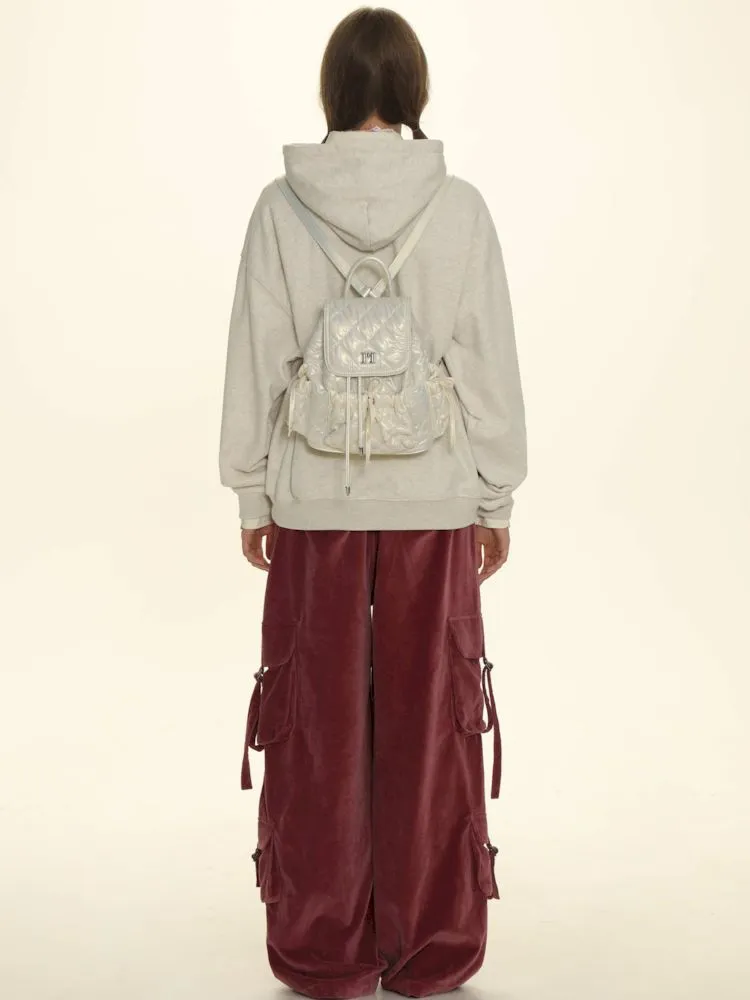 Adjustable pockets wide-leg loose thin pants【s0000006031】