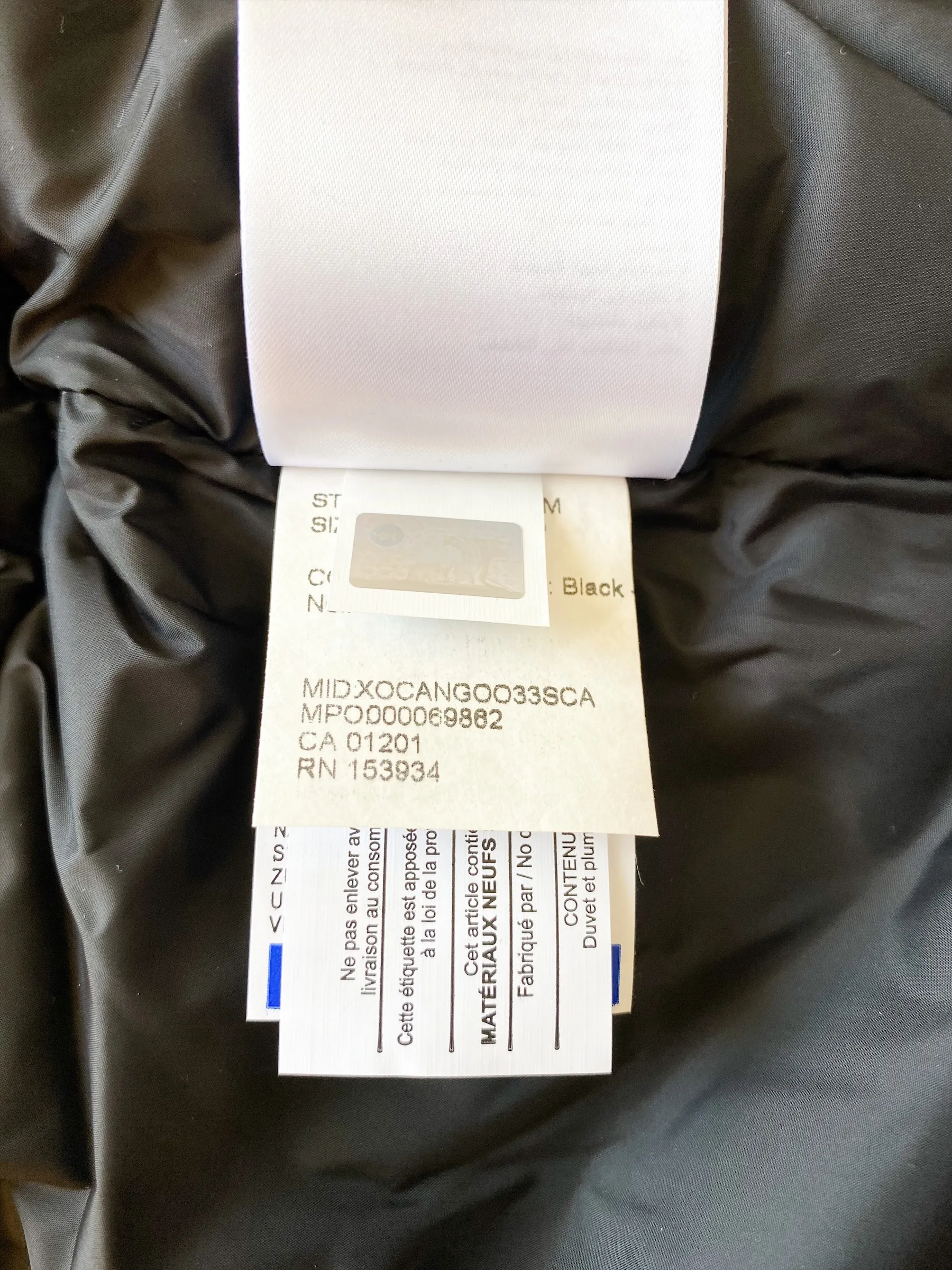 Canada Goose Black Chateau Men's Jacket