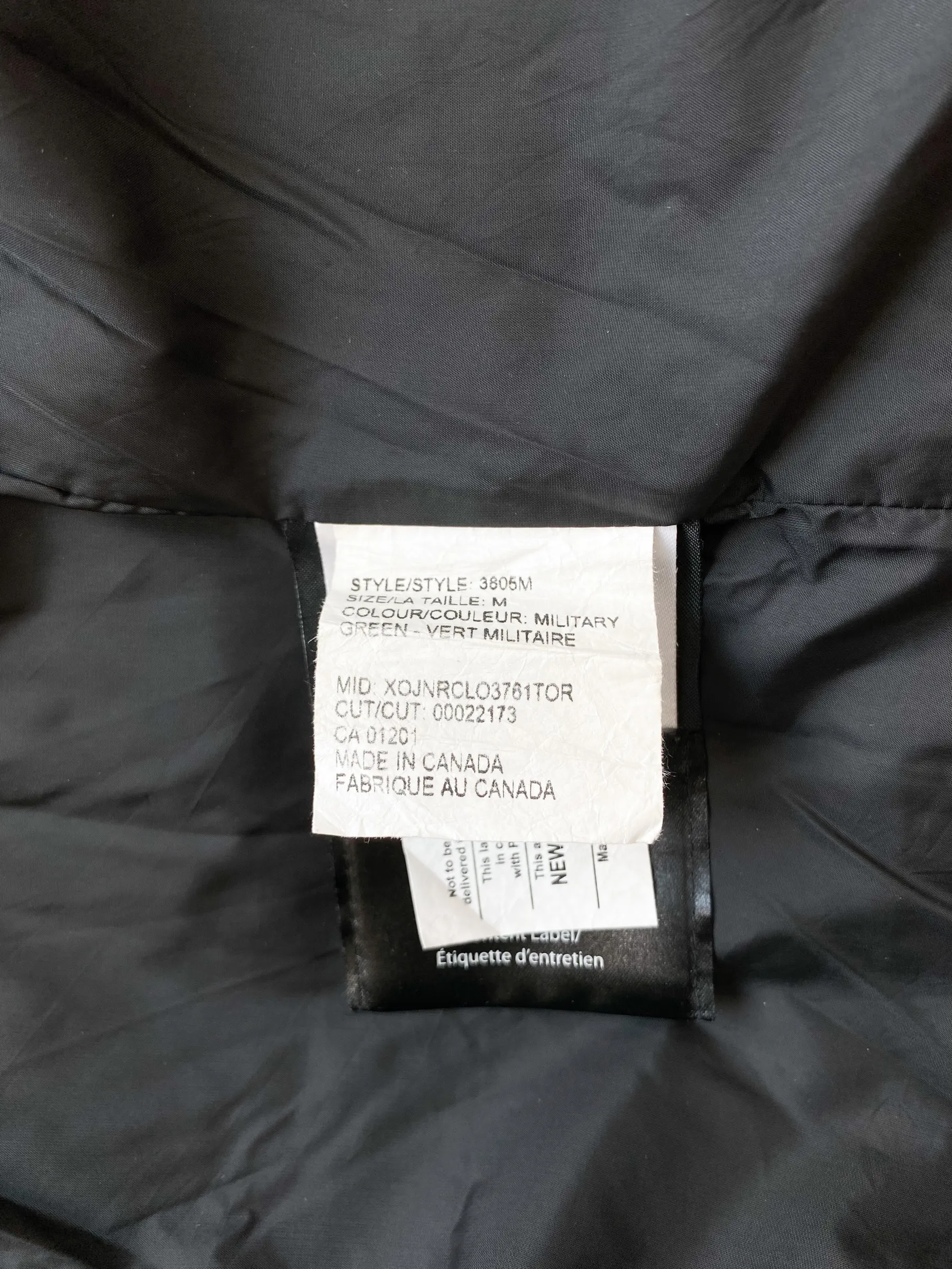 Canada Goose Military Green Carson Men's Jacket