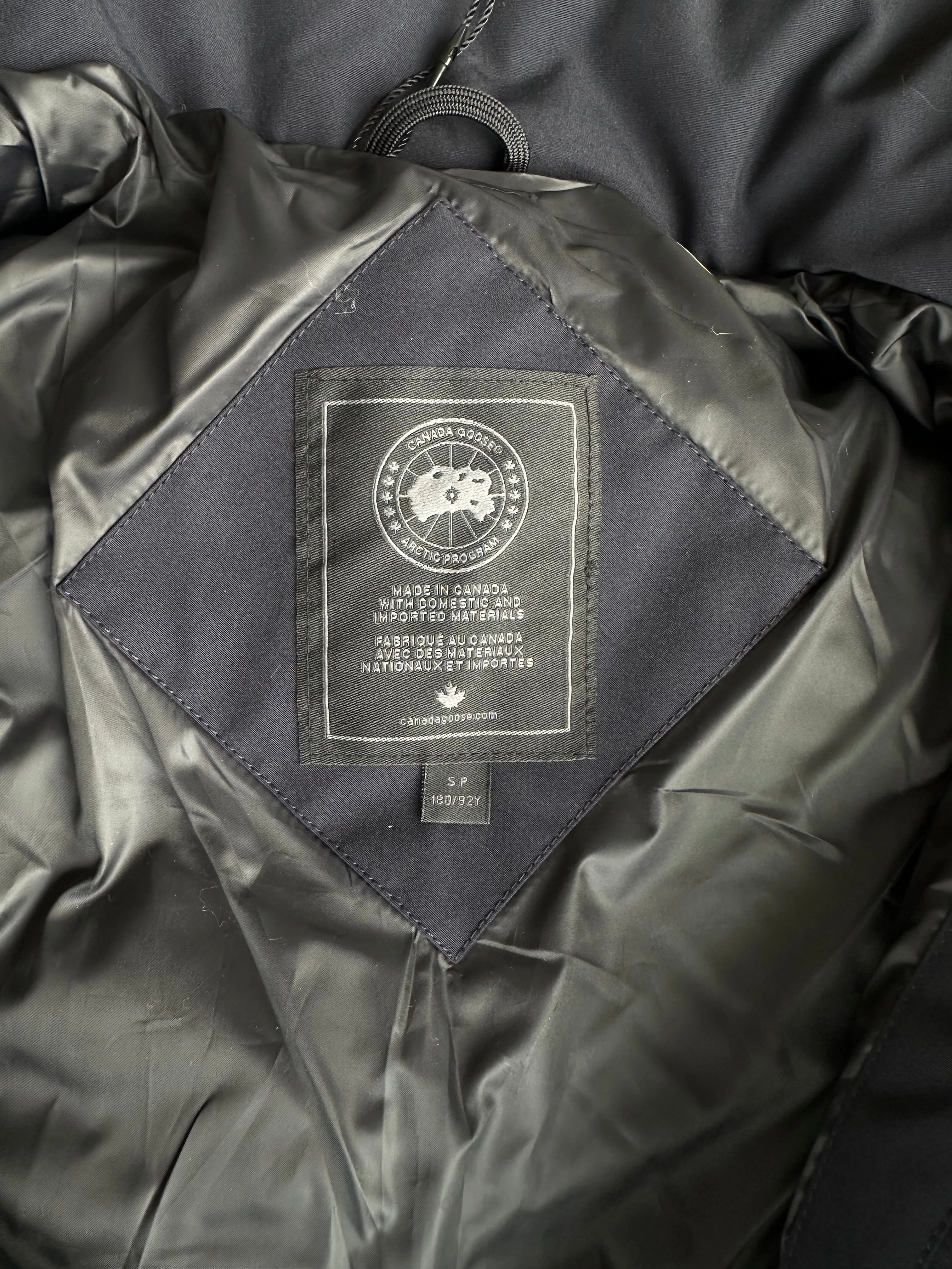Canada Goose Navy Wyndham Black Label Men's Jacket