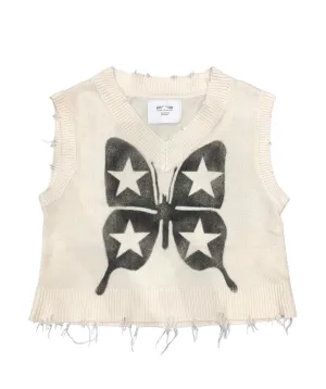 COA Butterfly Knit Vest
