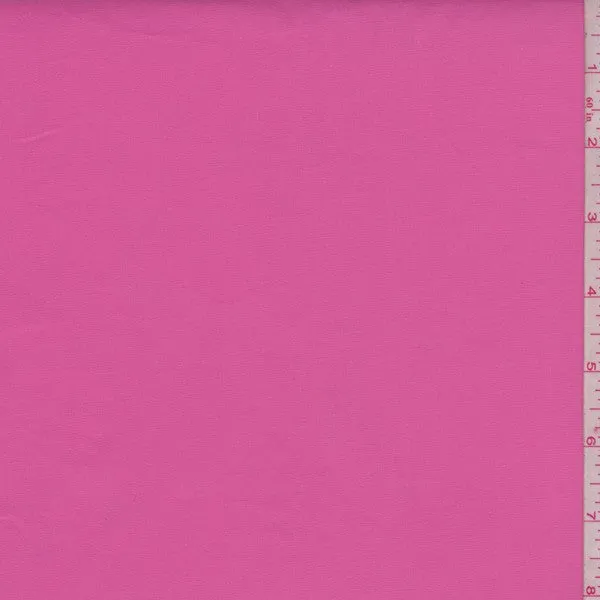 Dark Carnation Pink Stretch Poplin Fabric