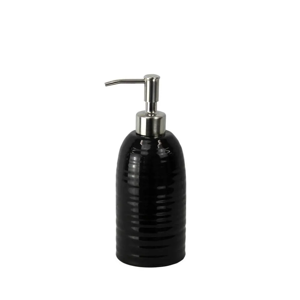 Hush Ceramic Soap Dispenser Black
