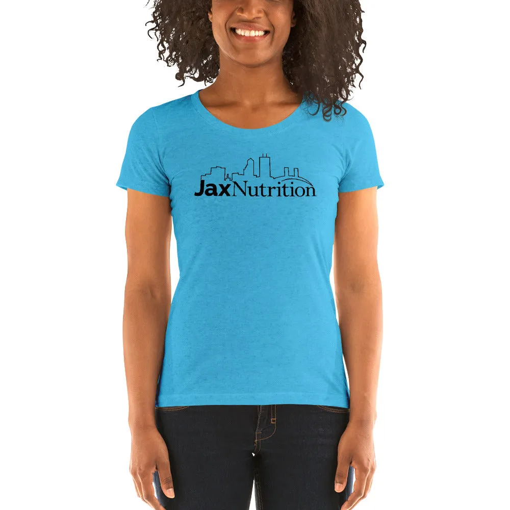Jax Nutrition Black Logo Women's Tri-Blend Tee | Bella   Canvas 8413