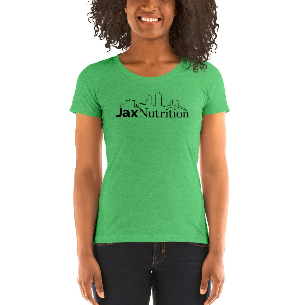 Jax Nutrition Black Logo Women's Tri-Blend Tee | Bella   Canvas 8413