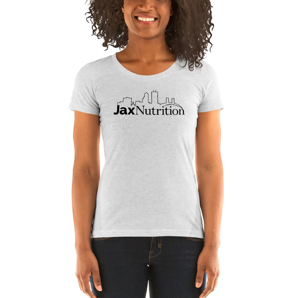 Jax Nutrition Black Logo Women's Tri-Blend Tee | Bella   Canvas 8413