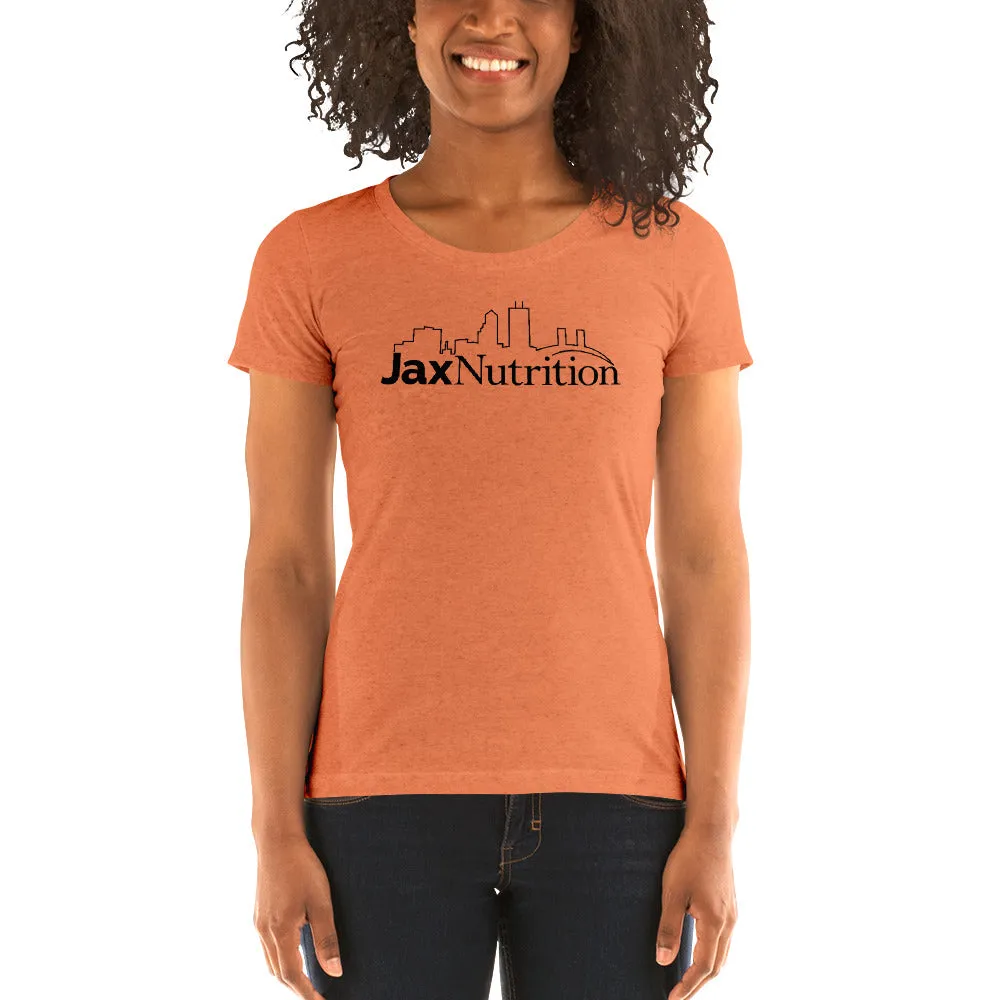 Jax Nutrition Black Logo Women's Tri-Blend Tee | Bella   Canvas 8413