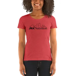 Jax Nutrition Black Logo Women's Tri-Blend Tee | Bella   Canvas 8413