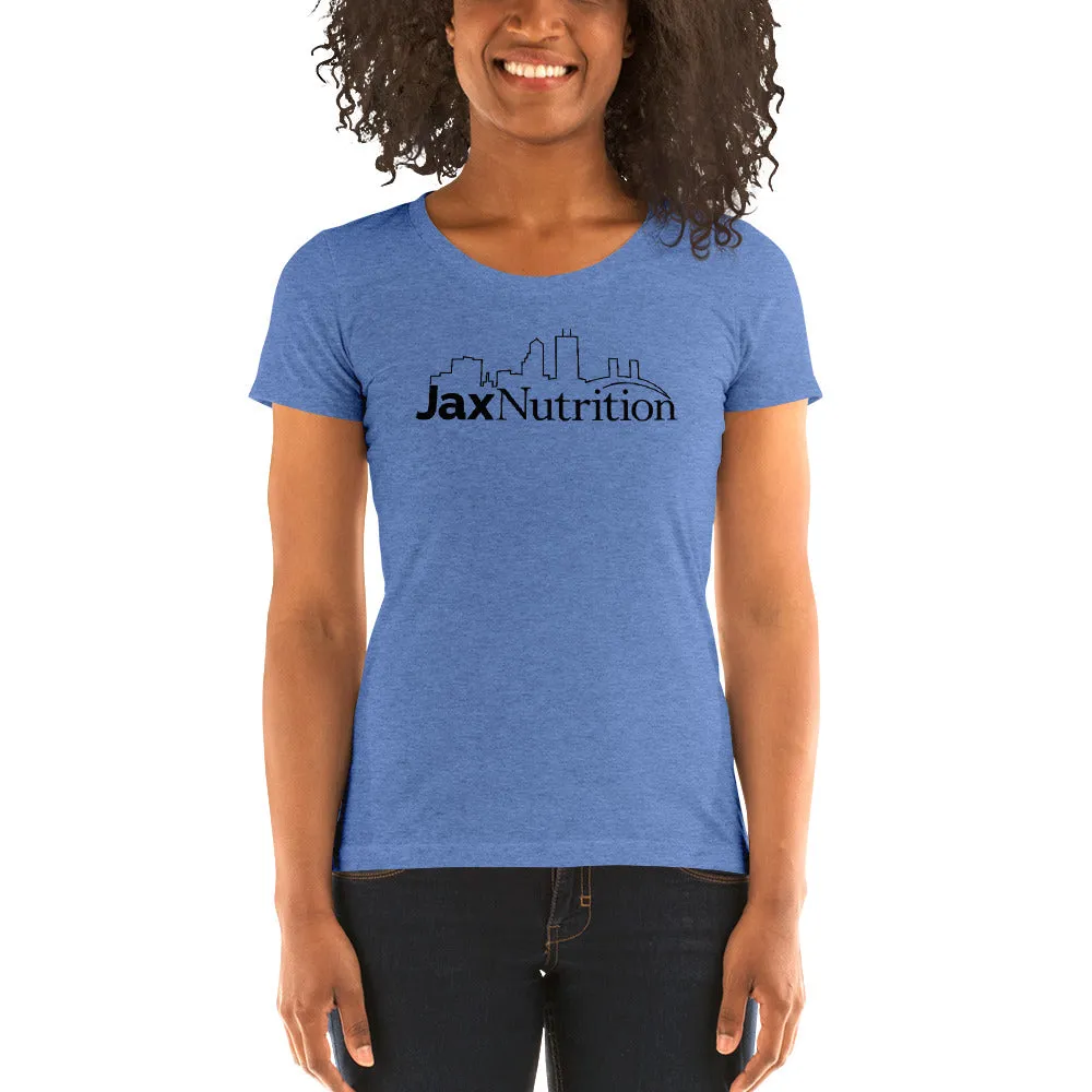 Jax Nutrition Black Logo Women's Tri-Blend Tee | Bella   Canvas 8413