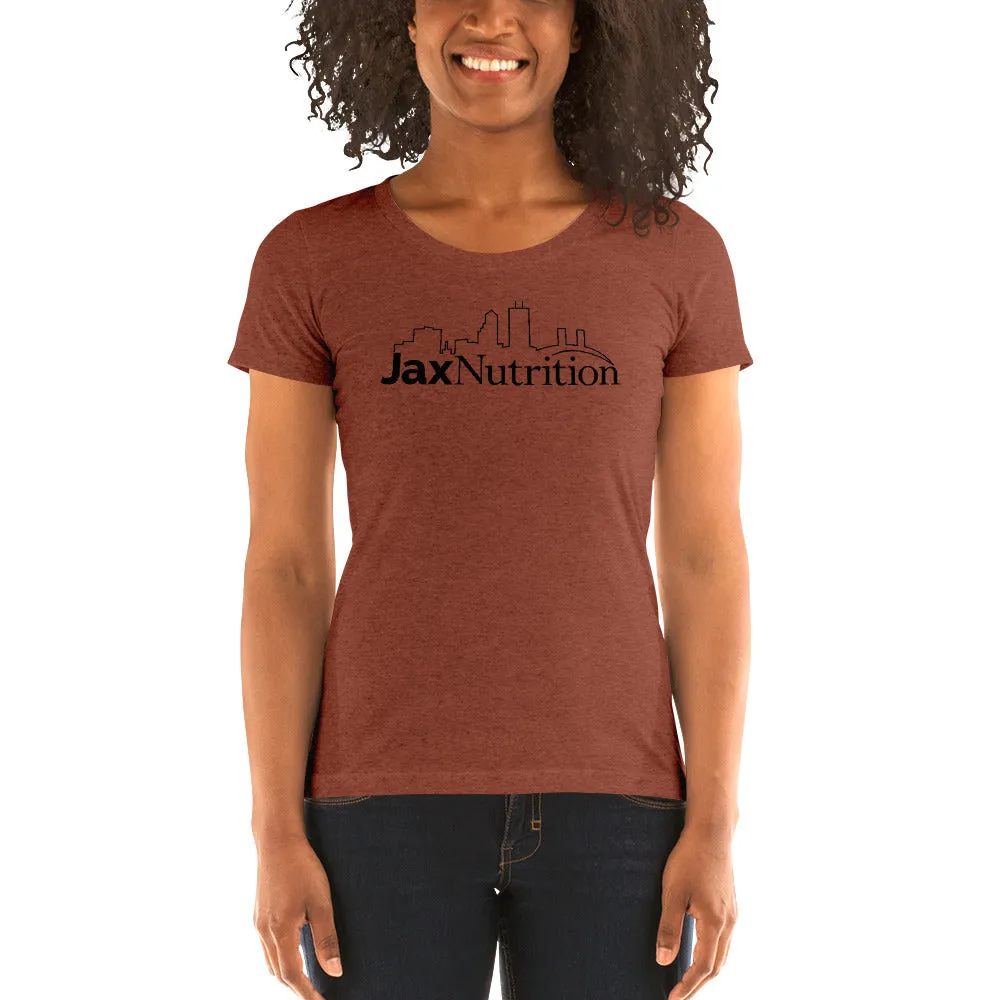 Jax Nutrition Black Logo Women's Tri-Blend Tee | Bella   Canvas 8413