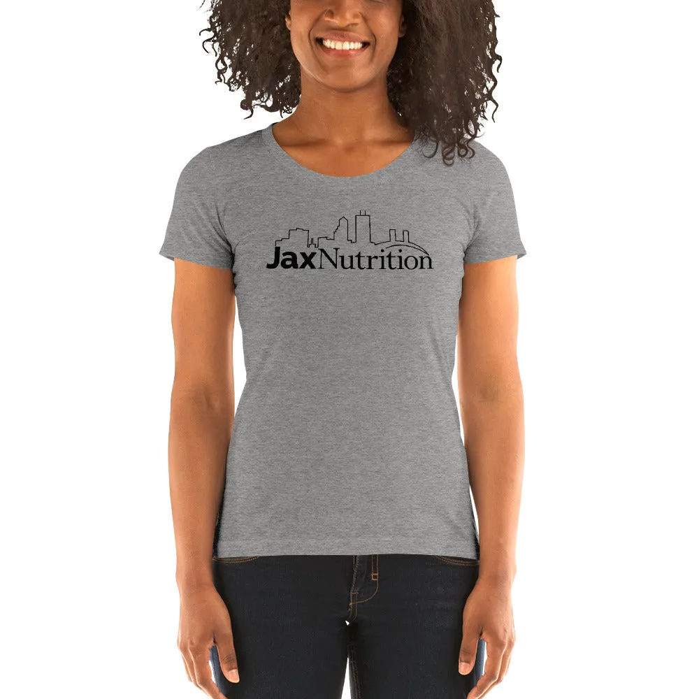 Jax Nutrition Black Logo Women's Tri-Blend Tee | Bella   Canvas 8413