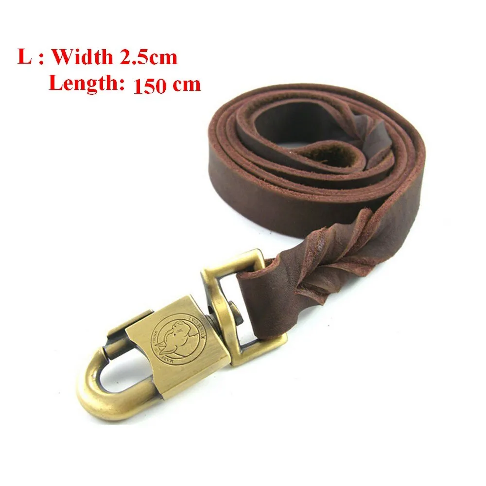 Leather Dog Vest Harness - Medium & Large Dogs