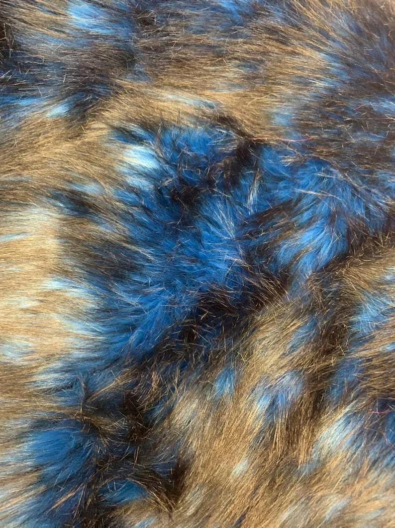 Luxury Husky Faux Fur Fabric By The Yard | Faux Fur Material