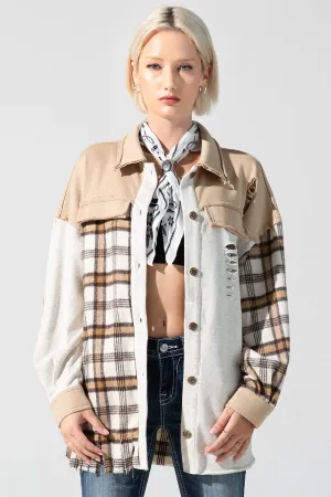 Miss Me Adrian Flannel Jacket
