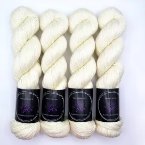 Natural Ecru Merino Silk Cashmere