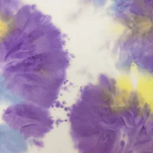 Neon-Purple-Multi Tie Dye Stretch Jersey Knit Fabric