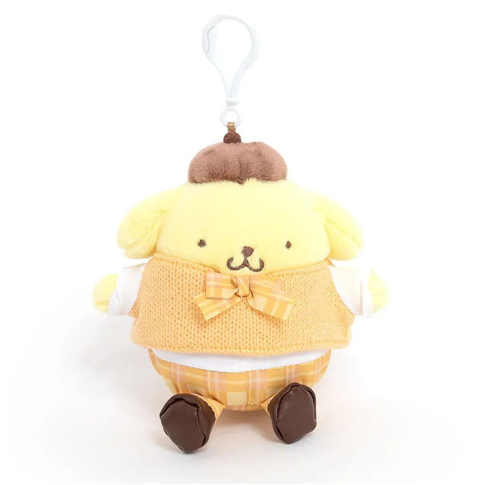 Pompompurin Uniform Mascot Plush Clip-On
