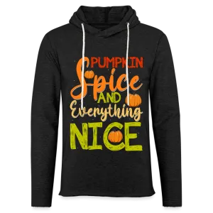 Pumpkin Spice and Everything Nice Lightweight Terry Hoodie