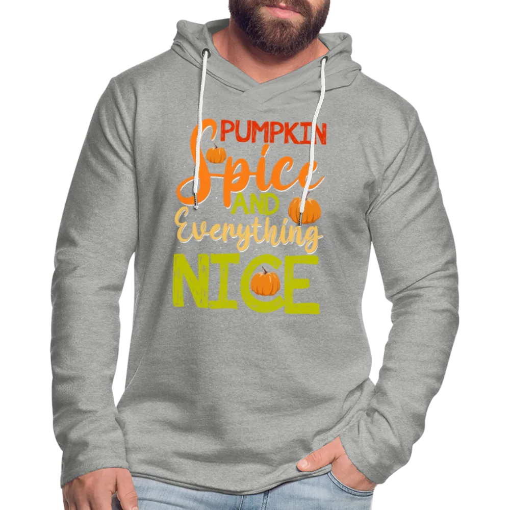 Pumpkin Spice and Everything Nice Lightweight Terry Hoodie