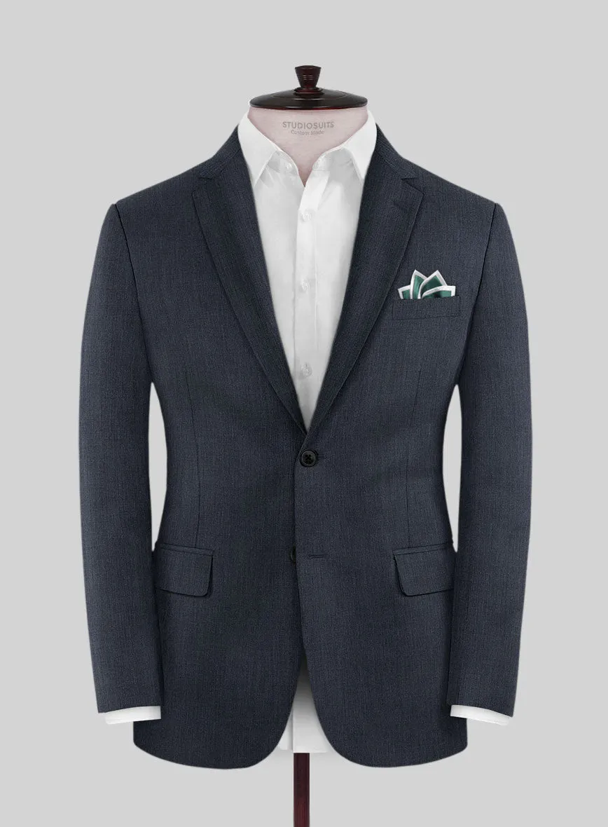 Reda Indigo Blue Wool Suit