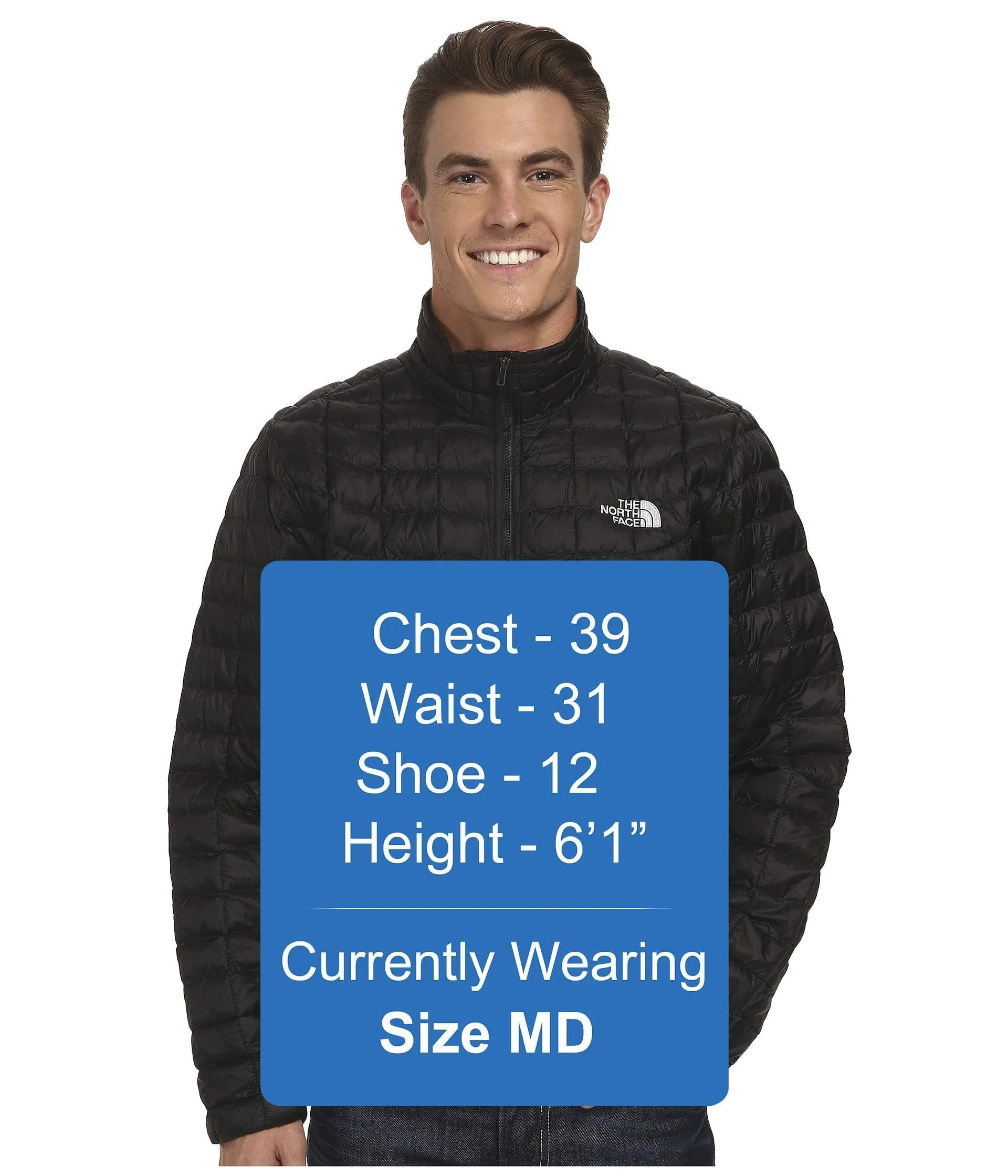 The North Face Men's Thermoball Full Zip Jacket, TNF Black 2, LG