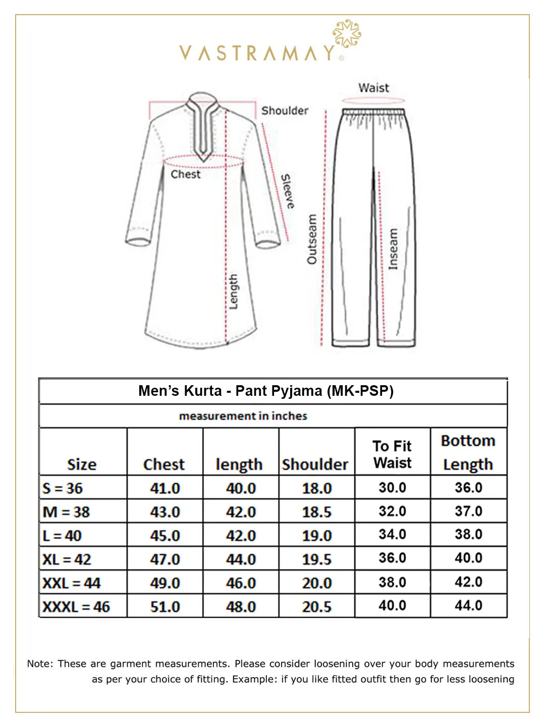 VASTRAMAY Black Silk Blend Kurta Set